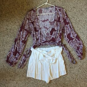 Shirt Sz Medium, Shorts Sz Small